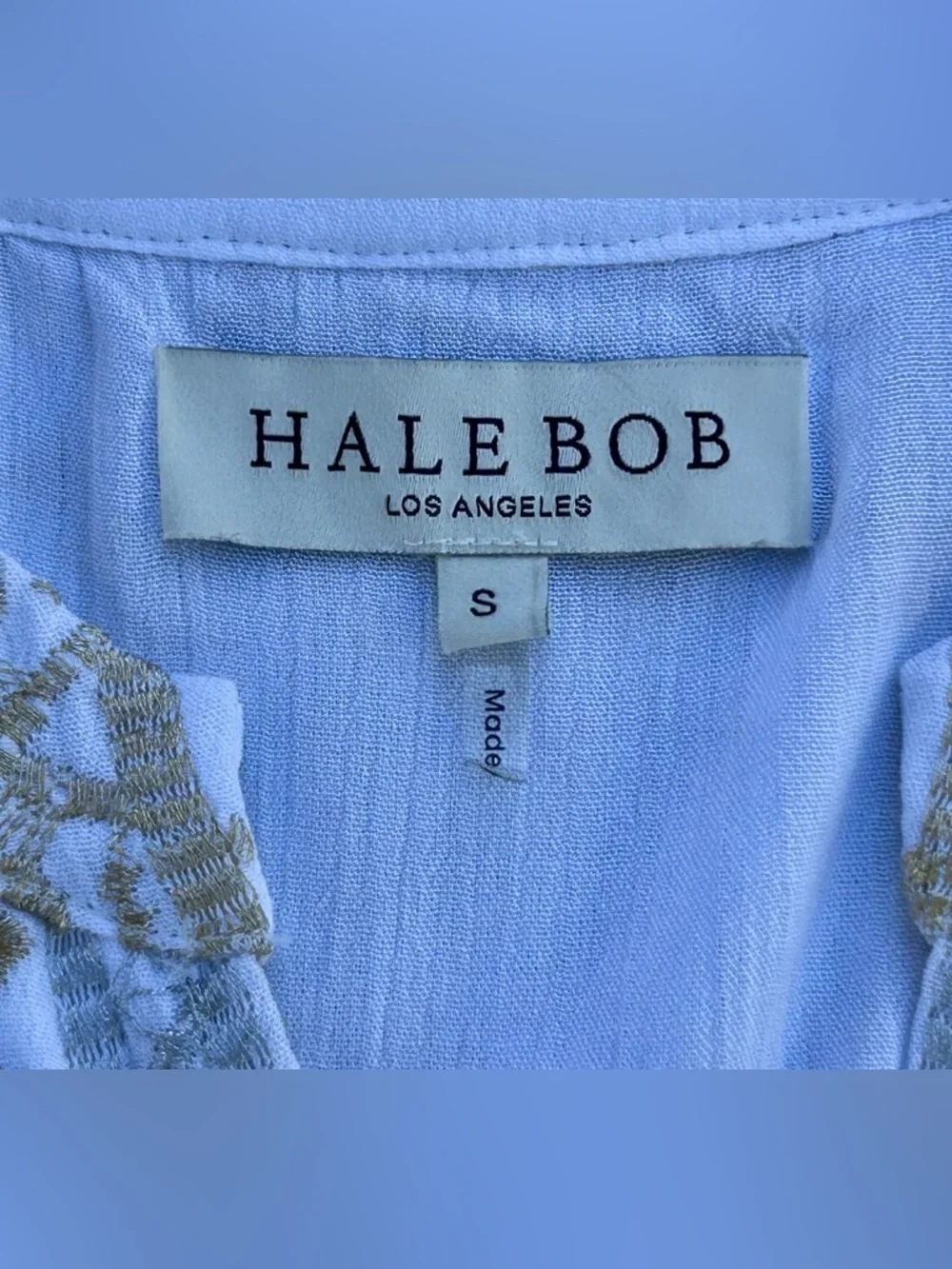 Hale Bob Lole White Embroidered Maxi Dress - Picture 5 of 16